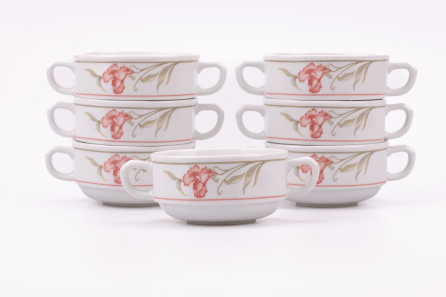 Bols à soupe vintage en porcelaine Bauscher Weiden Bavaria