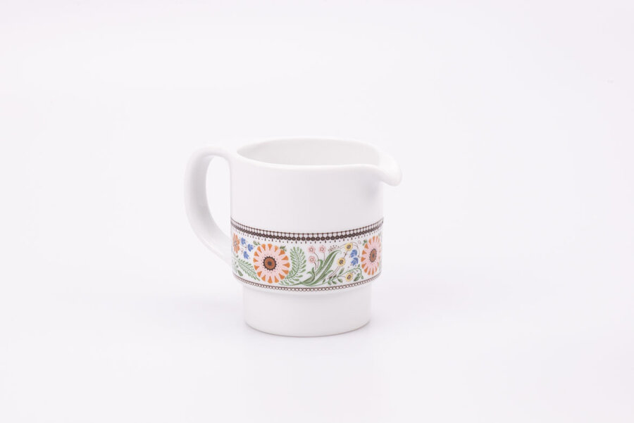 Pot à lait vintage en porcelaine de Royal Mosa avec hanse et bec verseur