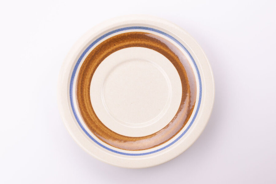 Sous-tasse vintage en céramique de chez Boch Keramis