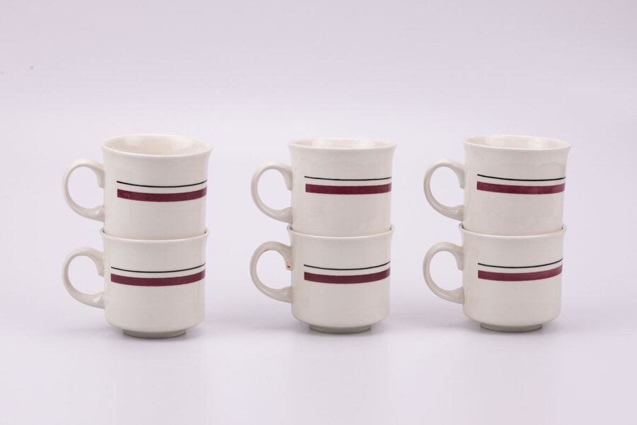  6 tasses à café céramique Churchill 