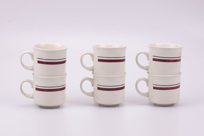  6 tasses à café céramique Churchill 