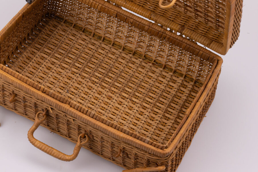 Panier pique-nique en osier