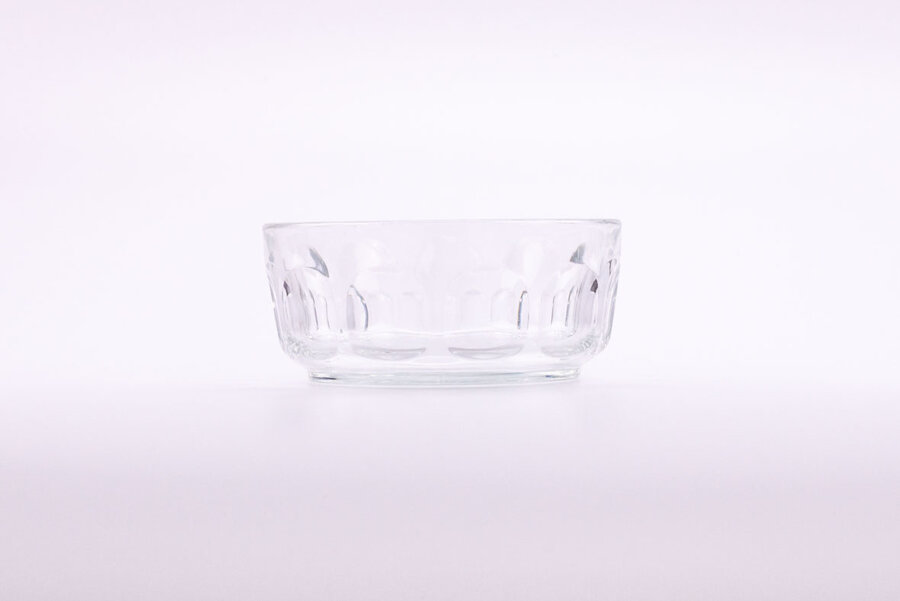 Un modèle classique d'Arcoroc de la coupelle en verre. 