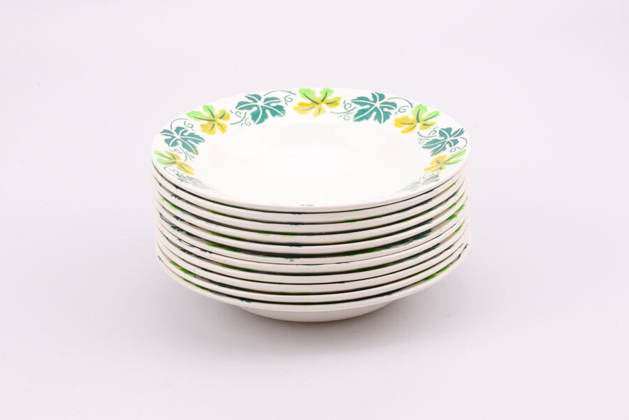  assiette creuse de la célèbre faïencerie Digoin Sarreguemines