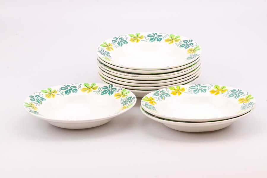  assiette creuse de la célèbre faïencerie Digoin Sarreguemines