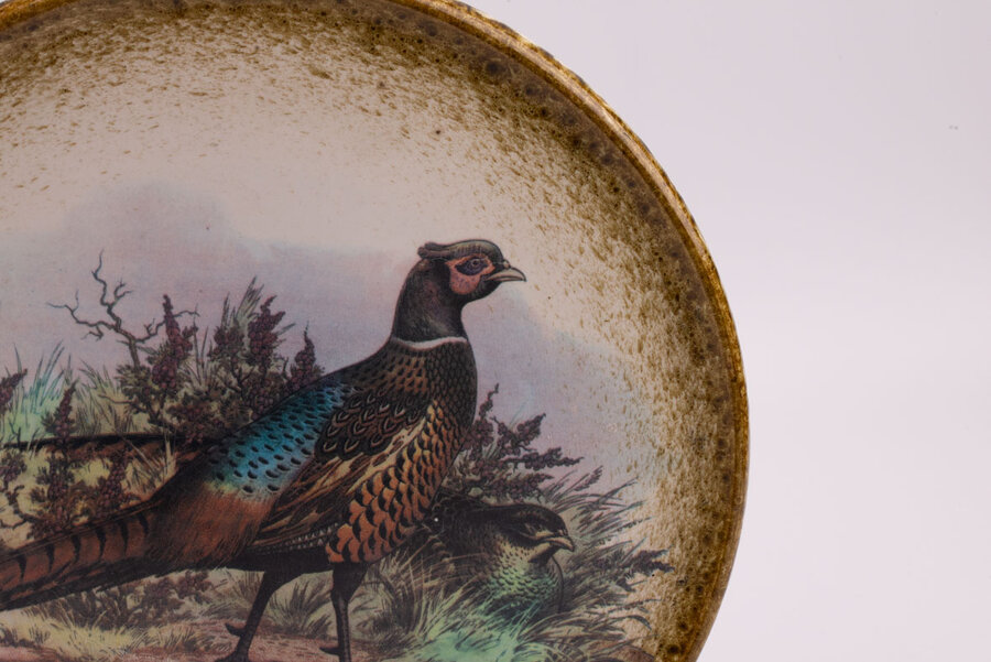 Un grand plat de service ou grand plateau, diamètre 33,5 cm