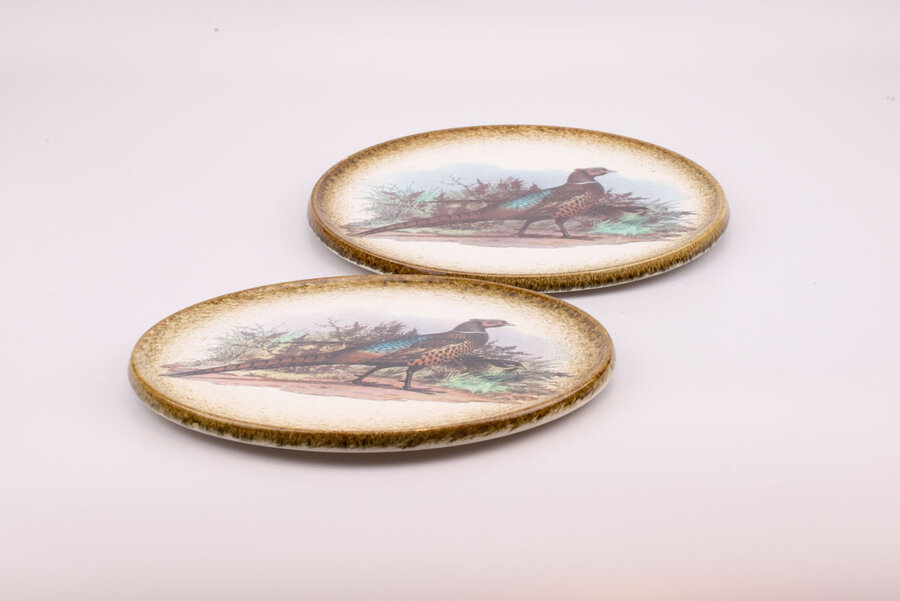 Un grand plat de service ou grand plateau, diamètre 33,5 cm