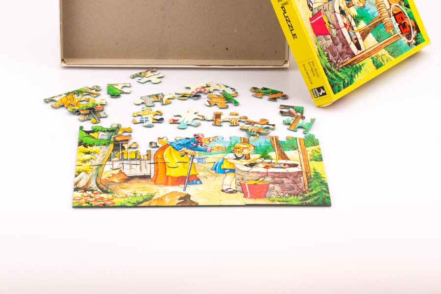 Puzzle vintage White Horse 63 pièces 