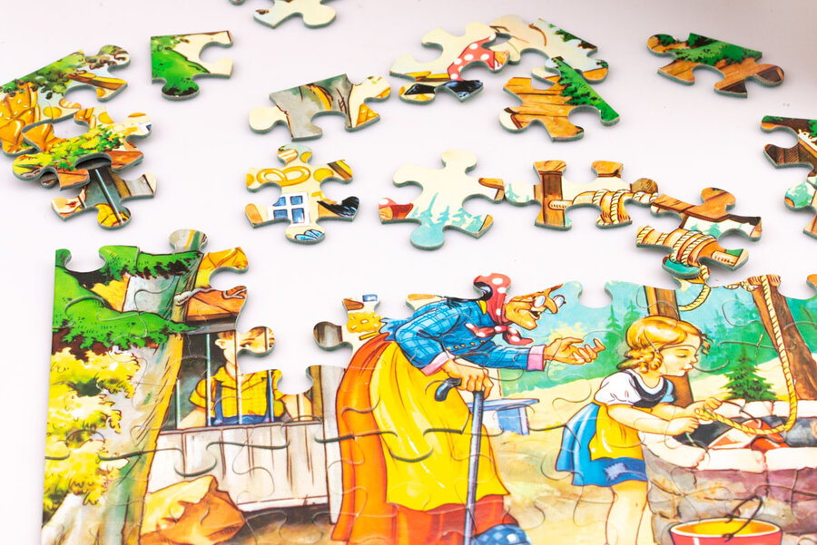 Puzzle vintage White Horse 63 pièces 