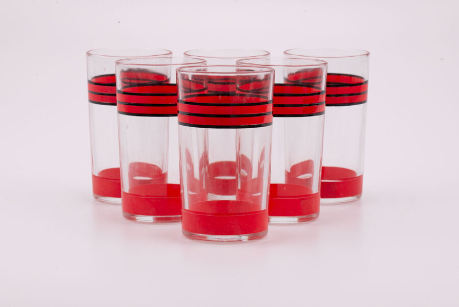 Kit composé d'une cruche et de 6 verres issus tout droit de l'Italie