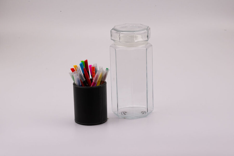Grand pot en verre