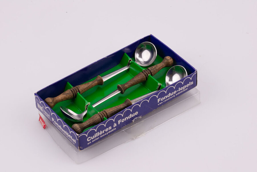 lot de 3 cuillères à fondue