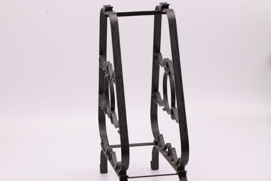Porte-bouteille en fer forgé pour bouteilles de vin