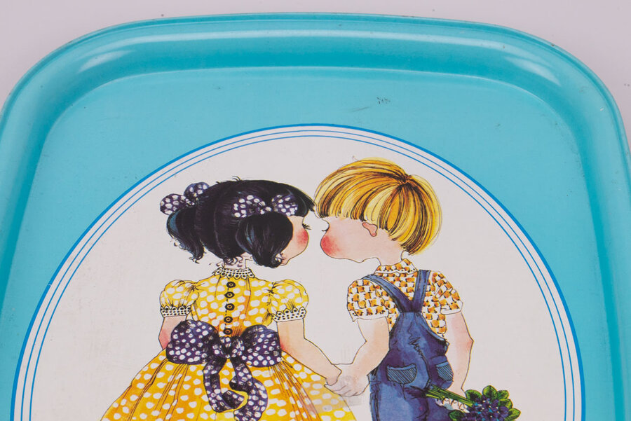 Plateau bleu enfants Massily 