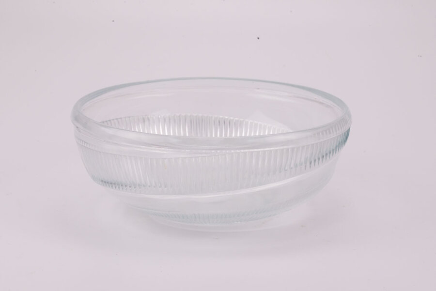 Saladier fabriqué en verre épais de qualité