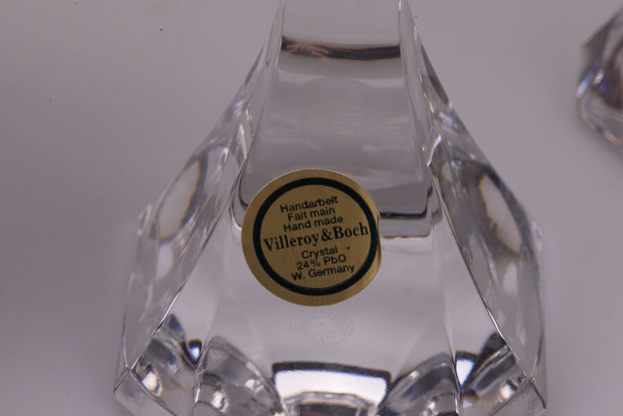 Bougeoirs en cristal de chez Villeroy & Boch est produit entre 1987 et 1999