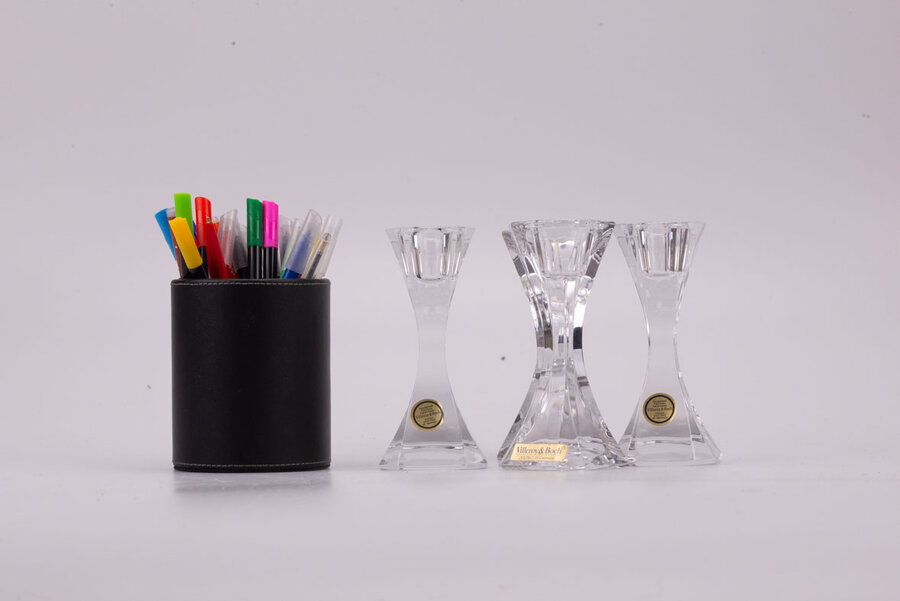Bougeoirs en cristal de chez Villeroy & Boch est produit entre 1987 et 1999